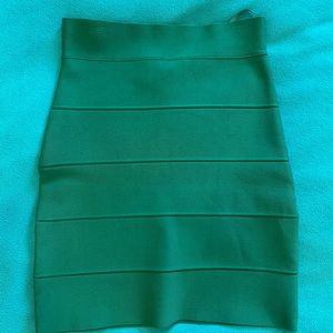 BCBG skirt! Bodycon green skirt!